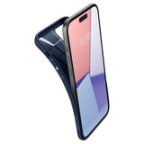 Spigen iPhone 15 Cover Liquid Air Navy Blue