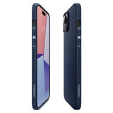 Spigen iPhone 15 Cover Liquid Air Navy Blue