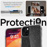 Spigen iPhone 15 Cover Liquid Crystal Glitter Crystal Quartz