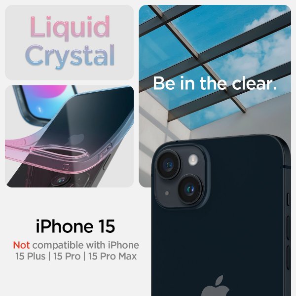 Spigen iPhone 15 Cover Liquid Crystal Gradation