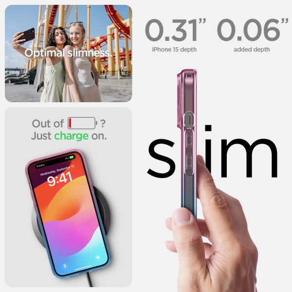 Spigen iPhone 15 Cover Liquid Crystal Gradation