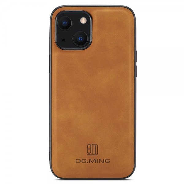 Dg.Ming iPhone 15 Cover M1 Series Aftagelig Kortholder Brun