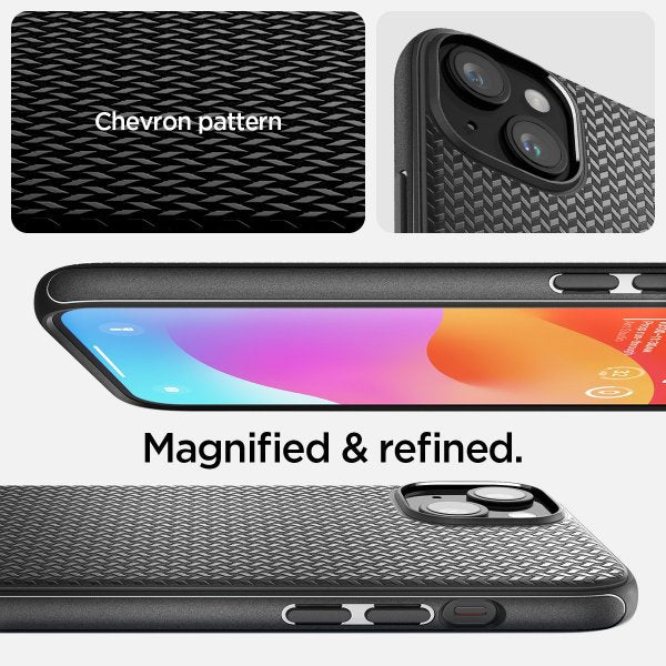 Spigen iPhone 15 Cover Mag Armor MagFit Mat Sort