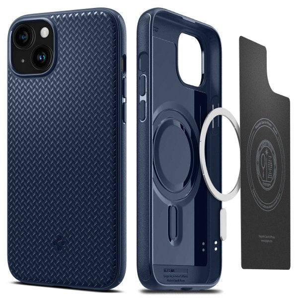 Spigen iPhone 15 Cover Mag Armor MagFit Navy Blue
