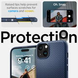 Spigen iPhone 15 Cover Mag Armor MagFit Navy Blue