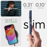 Spigen iPhone 15 Cover Mag Armor MagFit Navy Blue