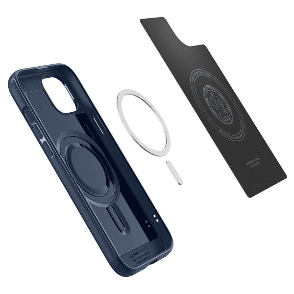 Spigen iPhone 15 Cover Mag Armor MagFit Navy Blue