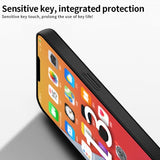 Mofi iPhone 15 Cover Mat Skjold Rød