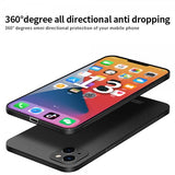 Mofi iPhone 15 Cover Mat Skjold Rød