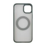 Rvelon iPhone 15 Cover Drejbart MagSafe Stativ Grøn