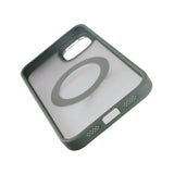 Rvelon iPhone 15 Cover Drejbart MagSafe Stativ Grøn