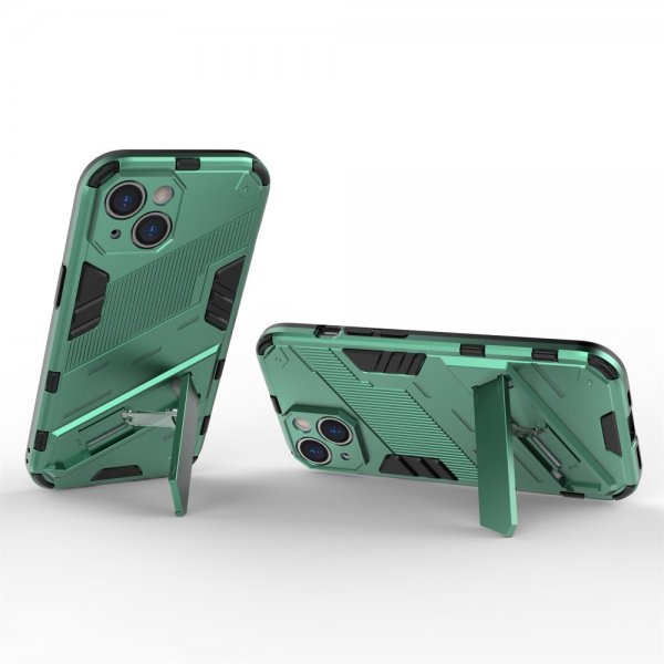 iPhone 15 Cover med Stativ Grøn