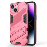 iPhone 15 Cover med Stativ Magenta