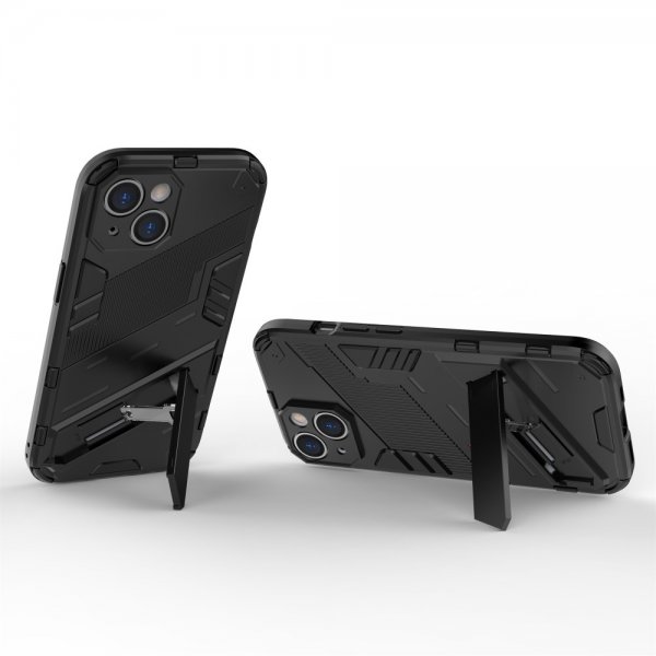 iPhone 15 Cover med Stativ Sort
