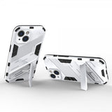 iPhone 15 Cover med Stativ Hvid