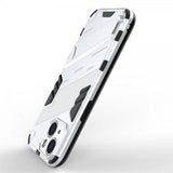 iPhone 15 Cover med Stativ Hvid