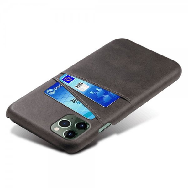 iPhone 15 Cover med to Kortlommer Sort