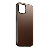 Nomad iPhone 15 Skal Modern Leather Case Brun