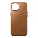 Nomad iPhone 15 Cover Modern Leather Case English Tan