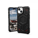 Urban Armor Gear (UAG) iPhone 15 Cover Monarch Pro MagSafe Kevlar Sort
