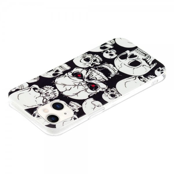 iPhone 15 Cover Motiv Dødningehoveder