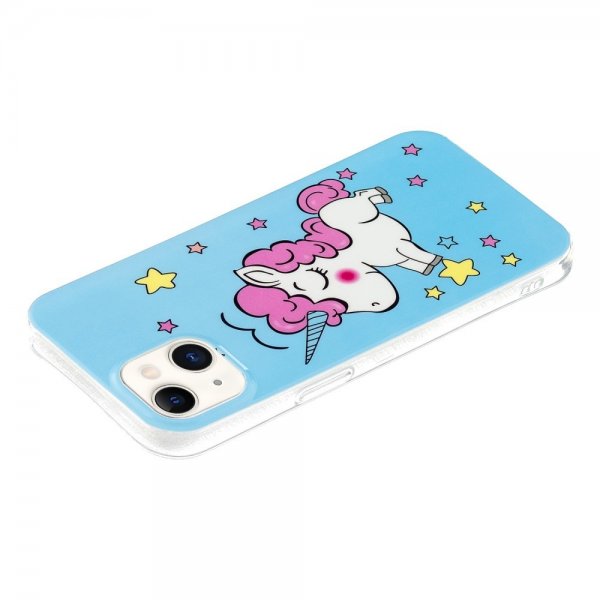 iPhone 15 Cover Motiv Enhjørning