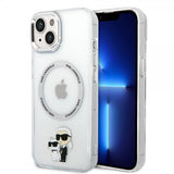 Karl Lagerfeld iPhone 15 Cover NFT Karl & Choupette Transparent