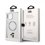 Karl Lagerfeld iPhone 15 Cover NFT Karl & Choupette Transparent