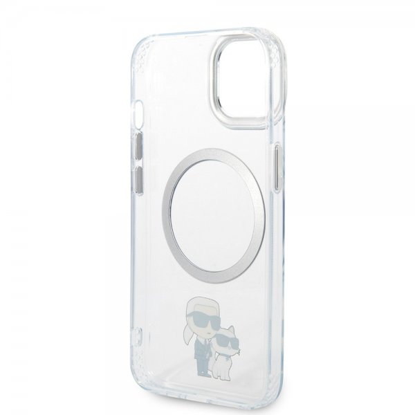 Karl Lagerfeld iPhone 15 Cover NFT Karl & Choupette Transparent