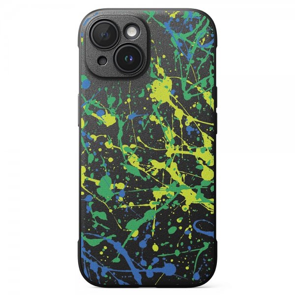 Ringke iPhone 15 Cover Onyx Design Action Painting