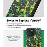 Ringke iPhone 15 Cover Onyx Design Action Painting