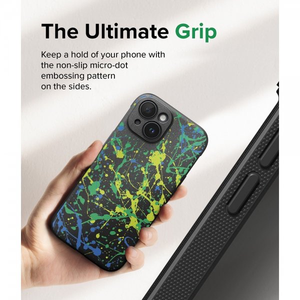 Ringke iPhone 15 Cover Onyx Design Action Painting