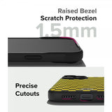 Ringke iPhone 15 Cover Onyx Design Checkerboard Yellow