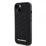 Karl Lagerfeld iPhone 15 Cover Quilted K Pattern Sort