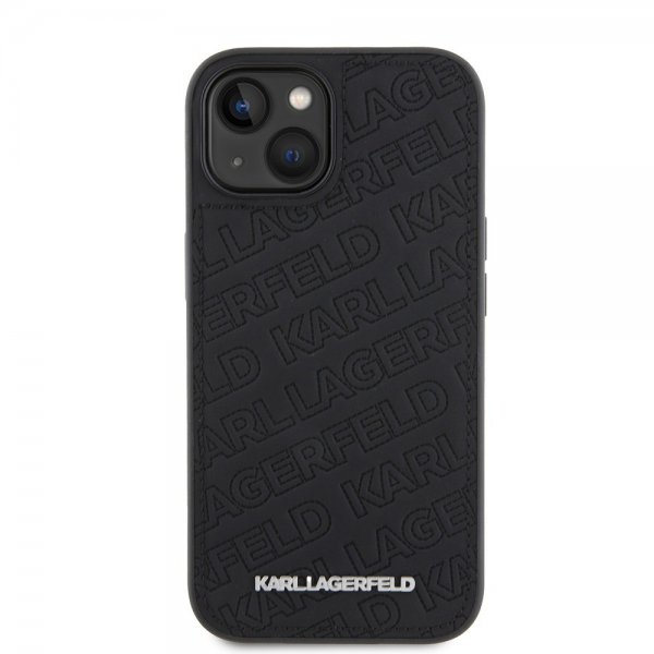 Karl Lagerfeld iPhone 15 Cover Quilted K Pattern Sort