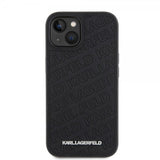 Karl Lagerfeld iPhone 15 Cover Quilted K Pattern Sort