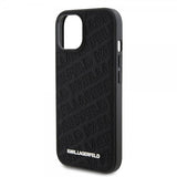 Karl Lagerfeld iPhone 15 Cover Quilted K Pattern Sort