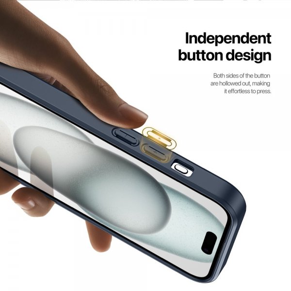 Dux Ducis iPhone 15 Cover Rafi II Series MagSafe Blå