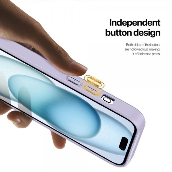 Dux Ducis iPhone 15 Cover Rafi II Series MagSafe Lilla