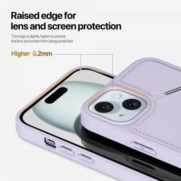 Dux Ducis iPhone 15 Cover Rafi II Series MagSafe Lilla
