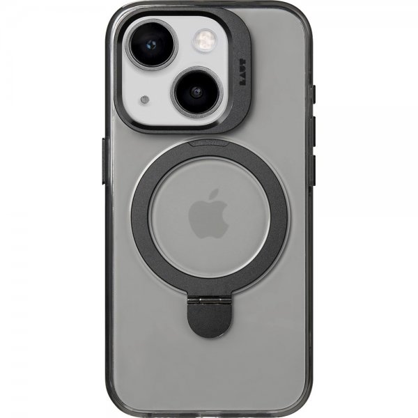 LAUT iPhone 15 Cover REVIVE PROP MagSafe Black Crystal