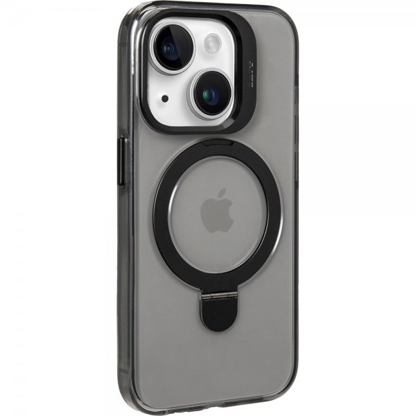 LAUT iPhone 15 Cover REVIVE PROP MagSafe Black Crystal