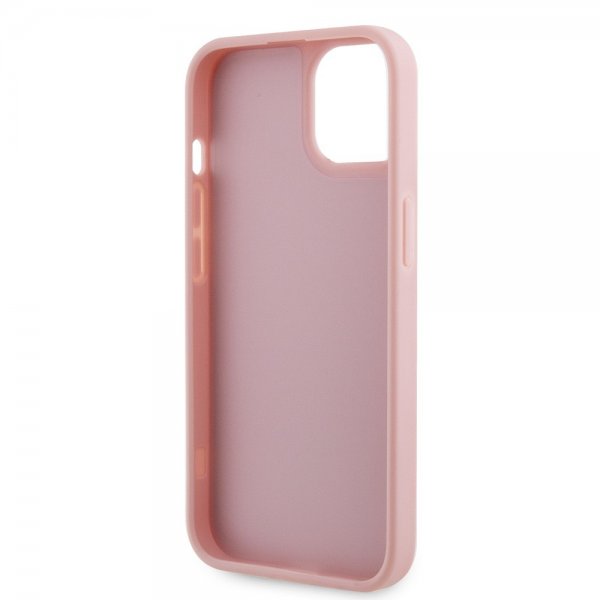 Guess iPhone 15 Cover Rhinestone Rosa