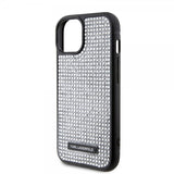 Karl Lagerfeld iPhone 15 Cover Rhinestone Silver