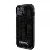Karl Lagerfeld iPhone 15 Cover Rhinestone Sort