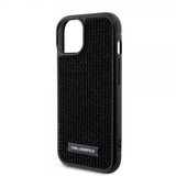 Karl Lagerfeld iPhone 15 Cover Rhinestone Sort