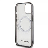 Mercedes Benz iPhone 15 Cover Rhombus Pattern MagSafe AMG Transparent