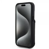 Karl Lagerfeld iPhone 15 Cover Saffiano Card Slots & Stand Sort