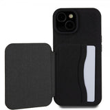 Karl Lagerfeld iPhone 15 Cover Saffiano Card Slots & Stand Sort