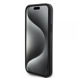 Karl Lagerfeld iPhone 15 Cover Saffiano Double Cardslot Sort